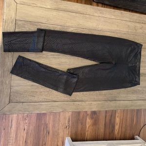 BCBG Maxazria Snake Print Leggings